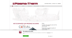 Desktop Screenshot of plasmatherm.com